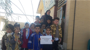 بازدید دانش آموزان مدرسه سارا از کتابخانه